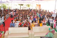 Manasuku Nachindi Movie Team at Kasturba Gandhi College